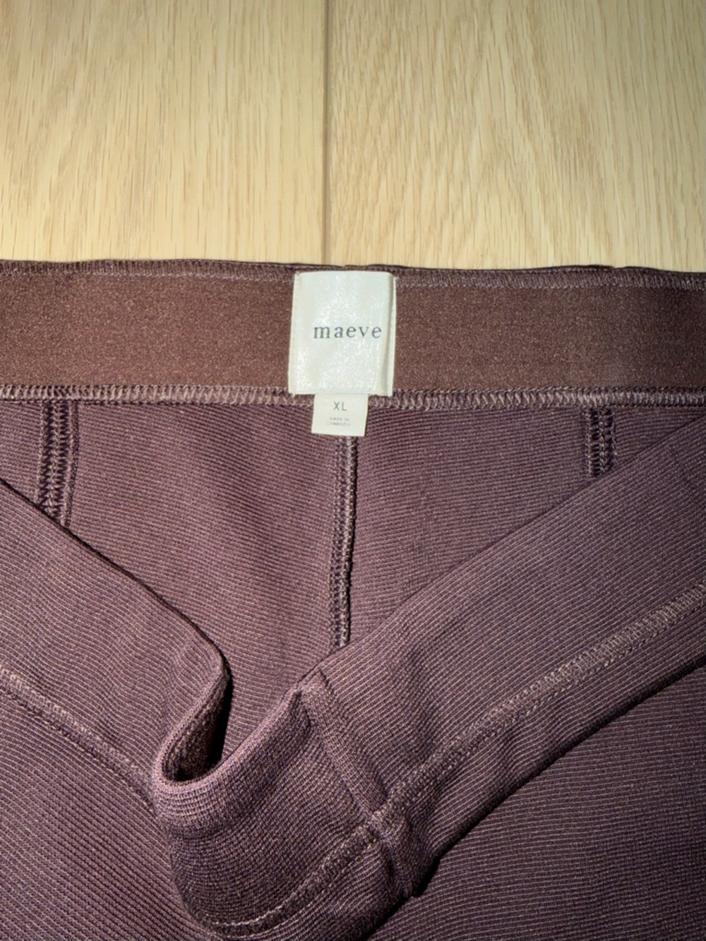 Anthropologie Maeve The Essential Crop Flare Pull On Pants - Picture 2 of 3